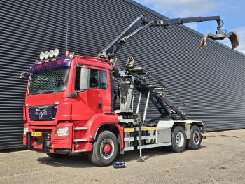 TGS 26.400 6x2 / 6x4 / HMF Z KRAAN + CONTAINERSYSTEM